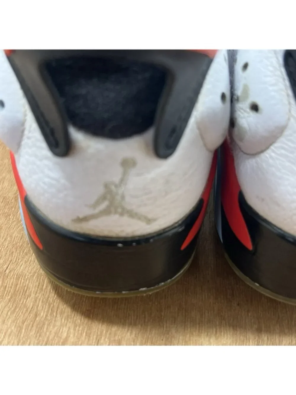 Air Jordan 6 Retro Low Men's Size 8 Golf Shoe White Infrared